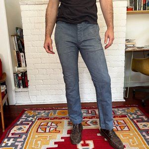 RRL Blue herringbone trousers 33/32